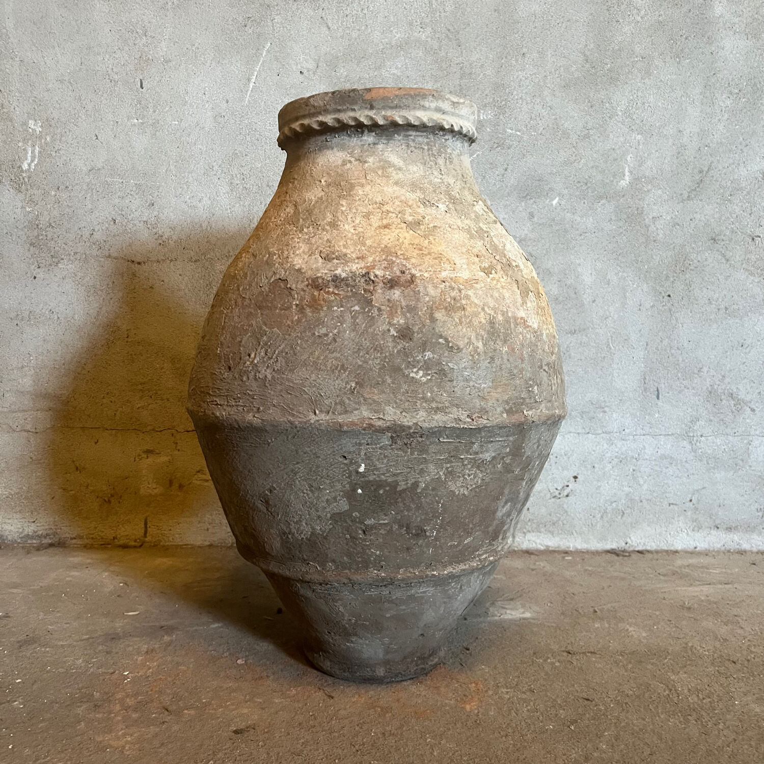 Old oil jar