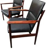Pair of armchairs by A. Vodder for Sibast