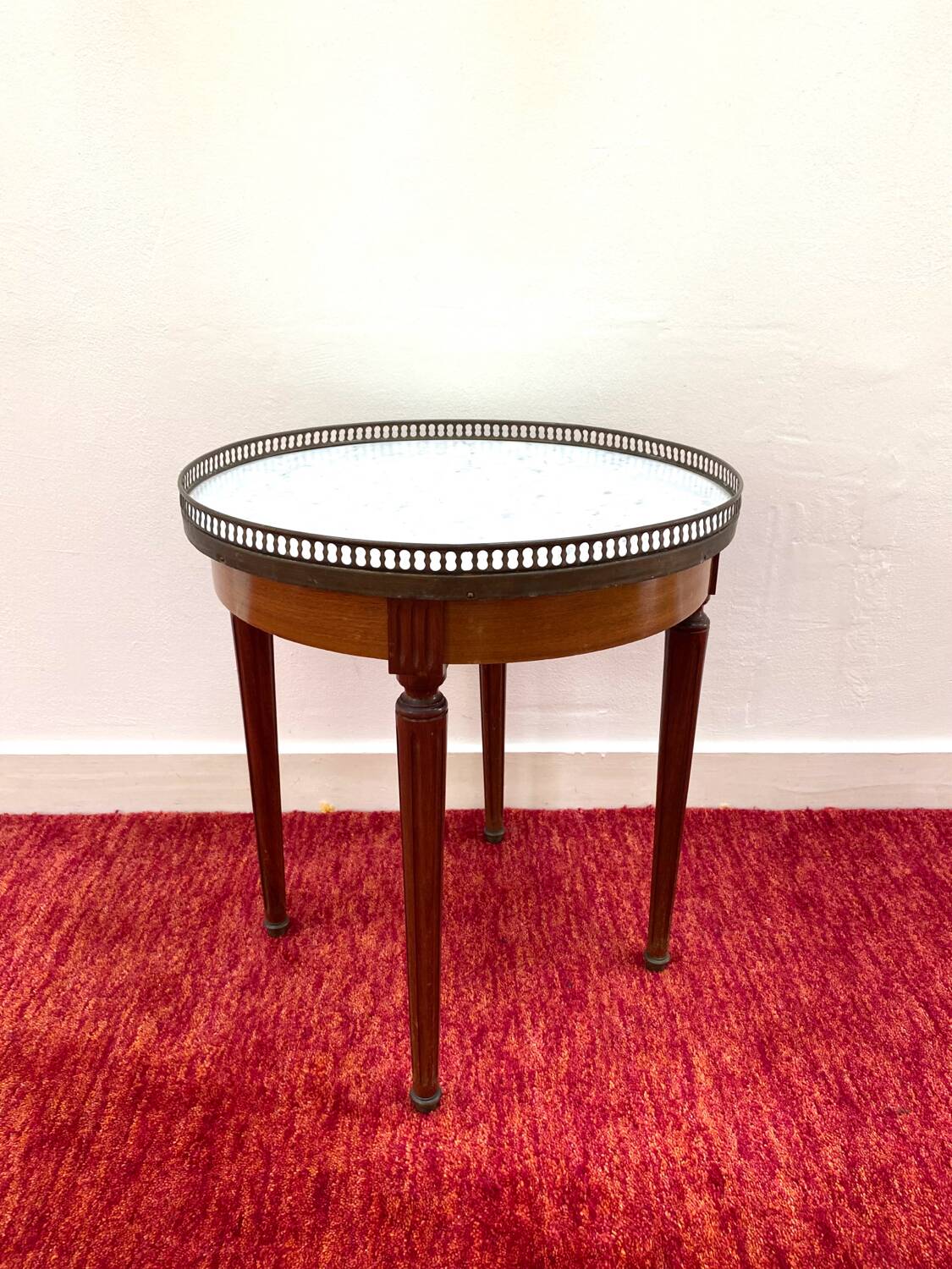 Antique Louis XVI style bouillotte table