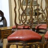 Six chairs Venetian era 1900