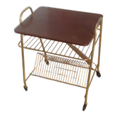 Desserte range vinyles vintage