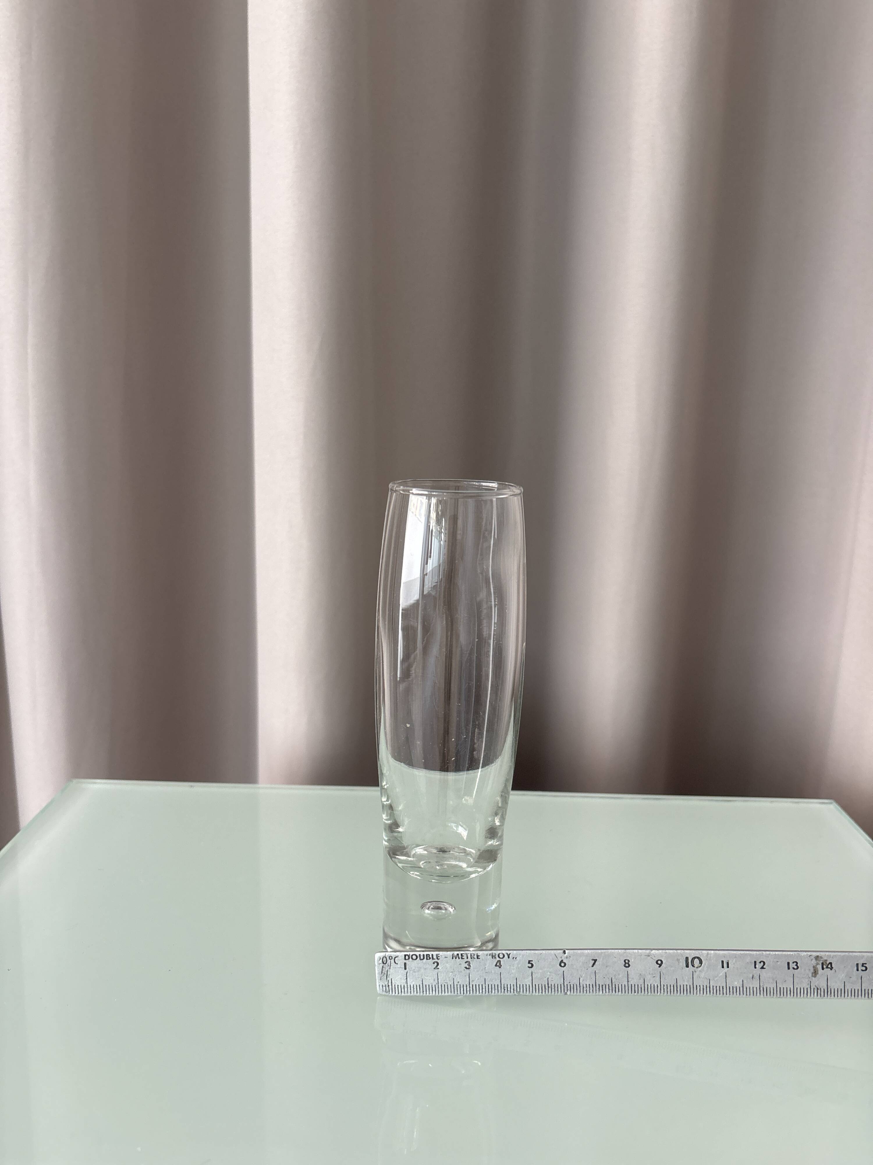 Set of 6 Vintage Durobor Bubble Champagne Flutes | Belgian Design