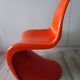 Orange Panton chairs 1974