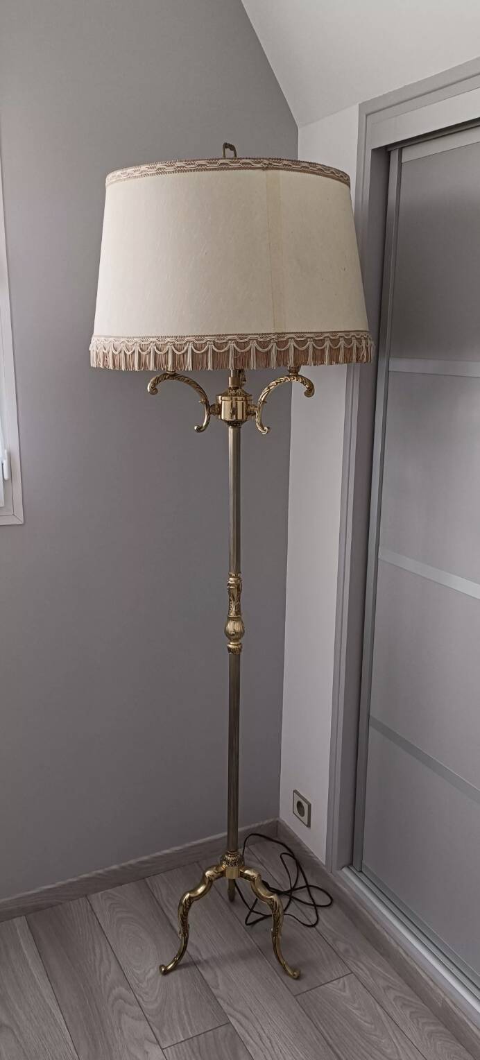 Old floor lamp