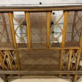Rattan and wicker bar