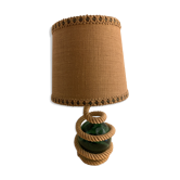 Rope lamp, handmade in the 70s
