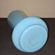 Vase vintage en opaline bleue