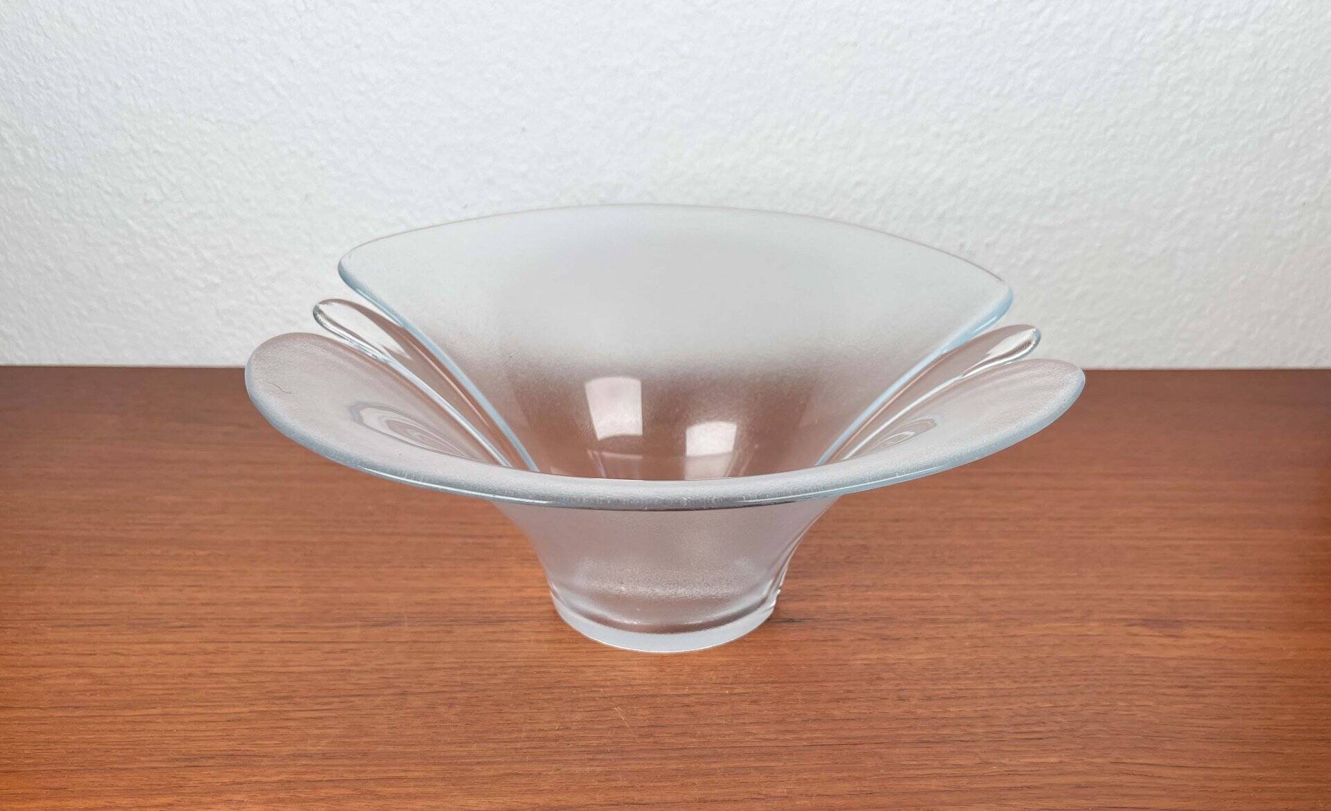 Vintage Danish glass bowl by Holmegaard, 1970s