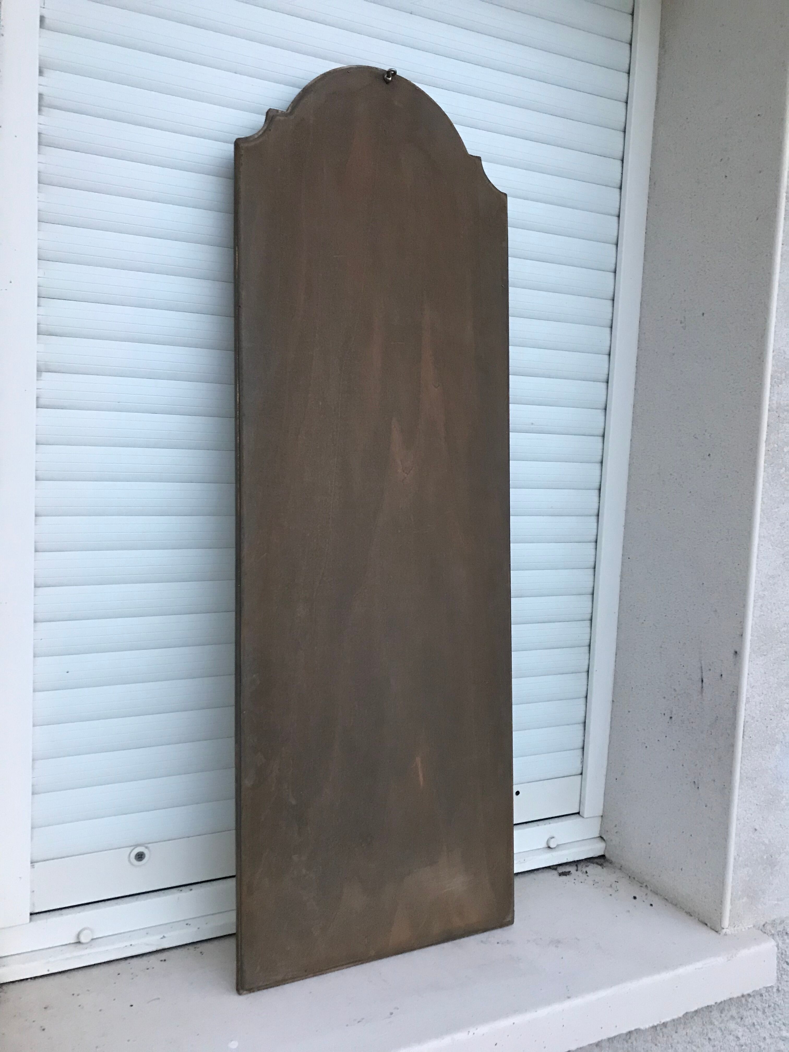 Mirror wood gilded Louis XVI style 34x100cm