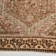 4x8 Brown Cream Geometric Vintage Rug, 112x241Cm