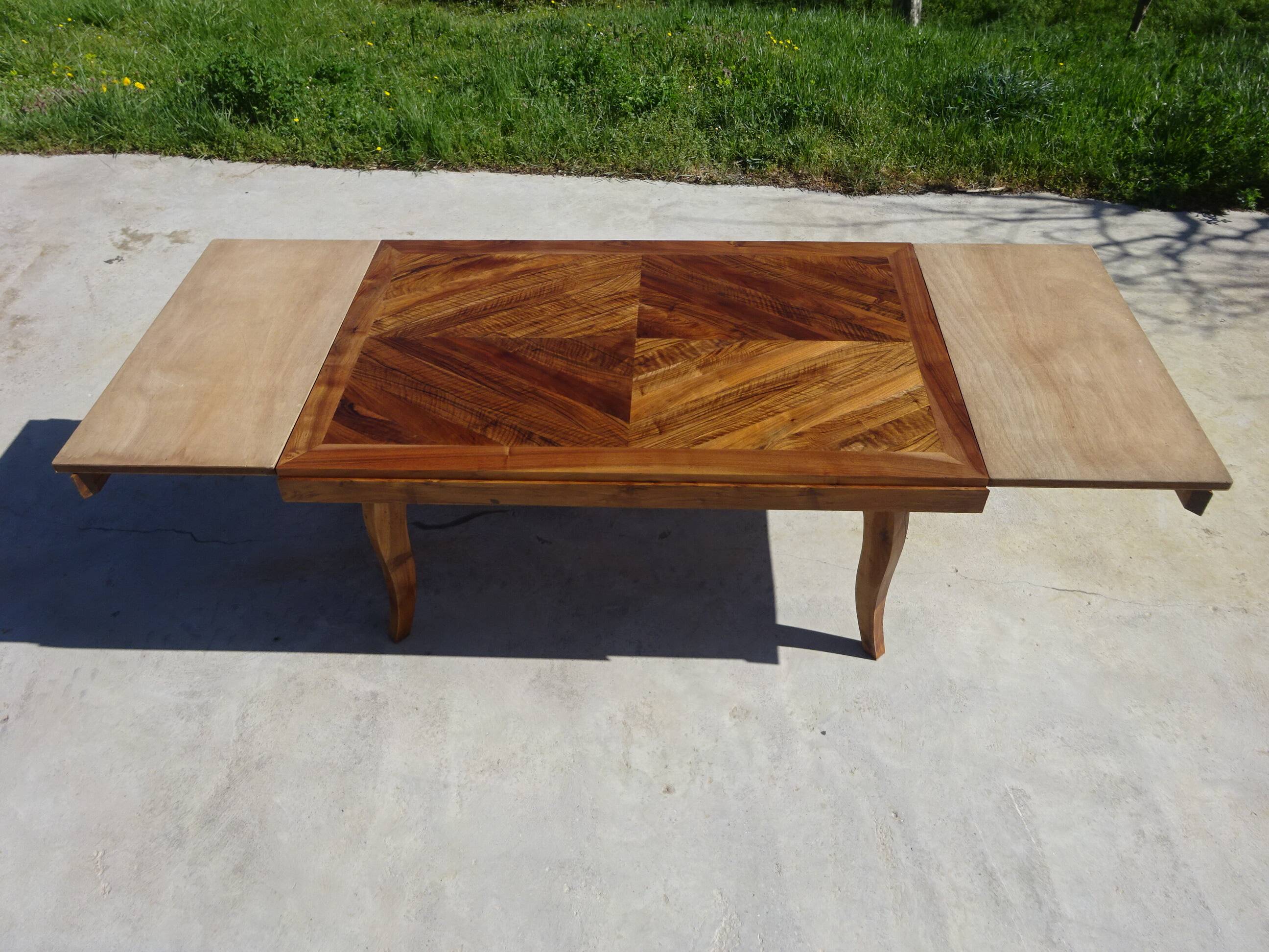 Walnut dining table, 1950