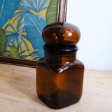 Ariel laundry apothecary style jar - amber glass