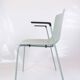 Set Of 6 Pato Chairs Lacquered In Blue With Black Armrests By Hee Willing & Ludvik For Fritz Hansen