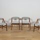 Mid-Century Teak Dining Chairs, Denmark 1960s, Set of 4