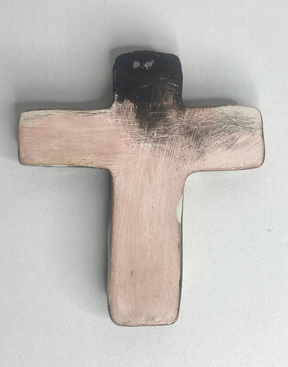Vintage ceramic crucifix