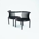 Lubke vis a vis chair, by Herbert Ohl, Germany, 1970s