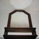 Art Deco wall-mounted tablet mirror from the 1930s.