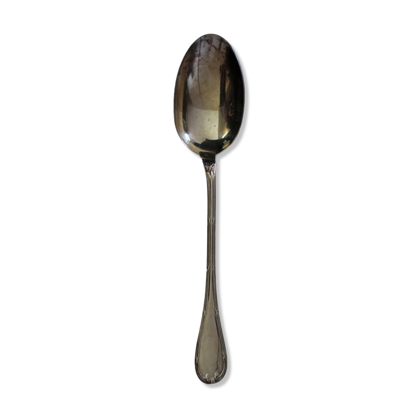 Ribbon model serving spoon, Christofle