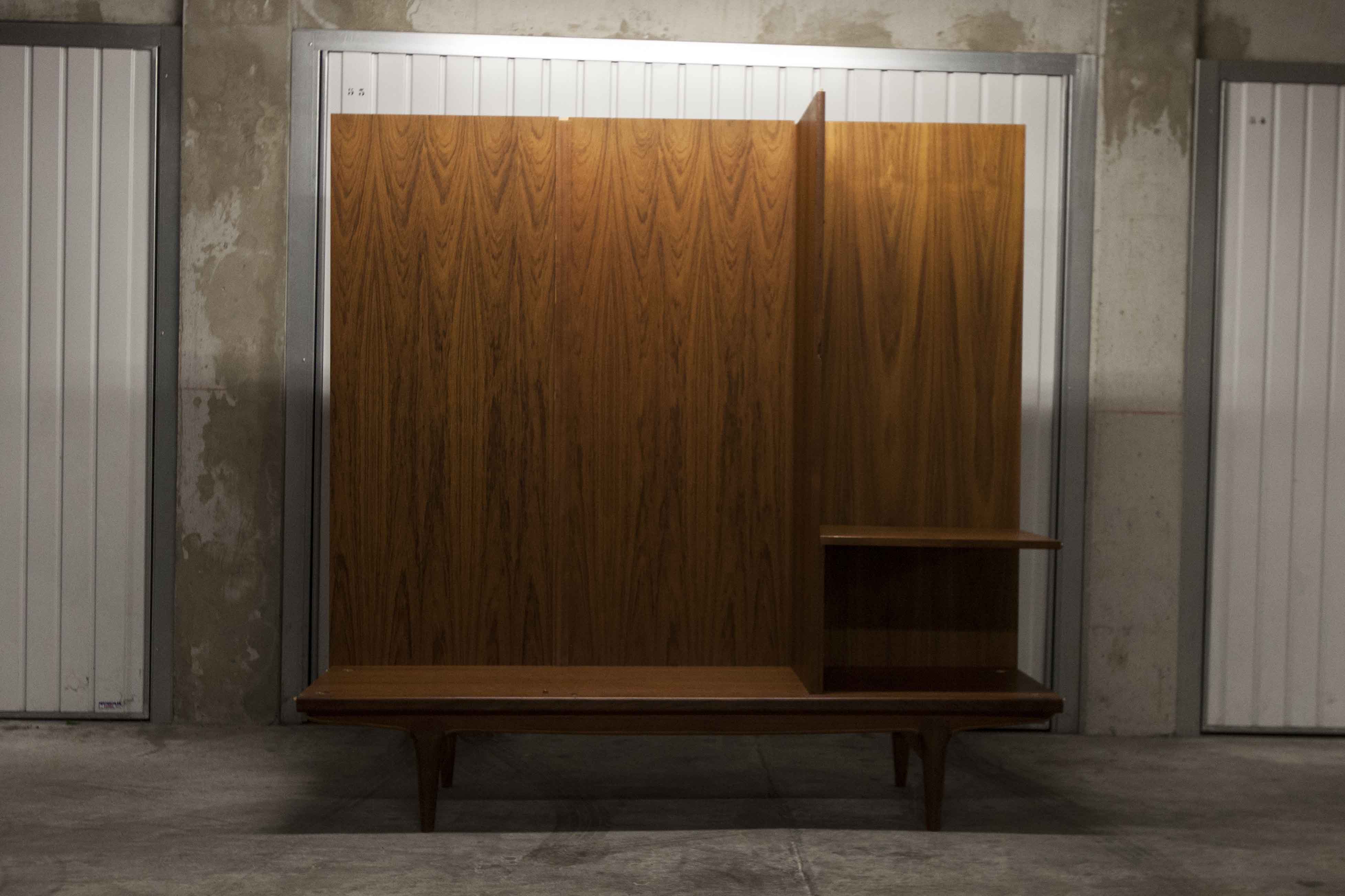 Scandinavian wardrobe 1960 Simat teak