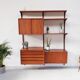 Étagère modulable scandinave en teck royal system par Poul Cadovius