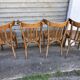 (Lot) 5 Anciennes Chaises Bistrot
