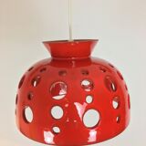 Ceramic hanging space age 70s, orange by Paul Badié