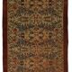 One-of-a-kind turkish handwoven vintage rug - rustic vintage charm 260x 158