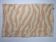 Linen cushion cover, beige and orange zebra pattern, 57 x 37 cm, Chhatwal & Jonsson