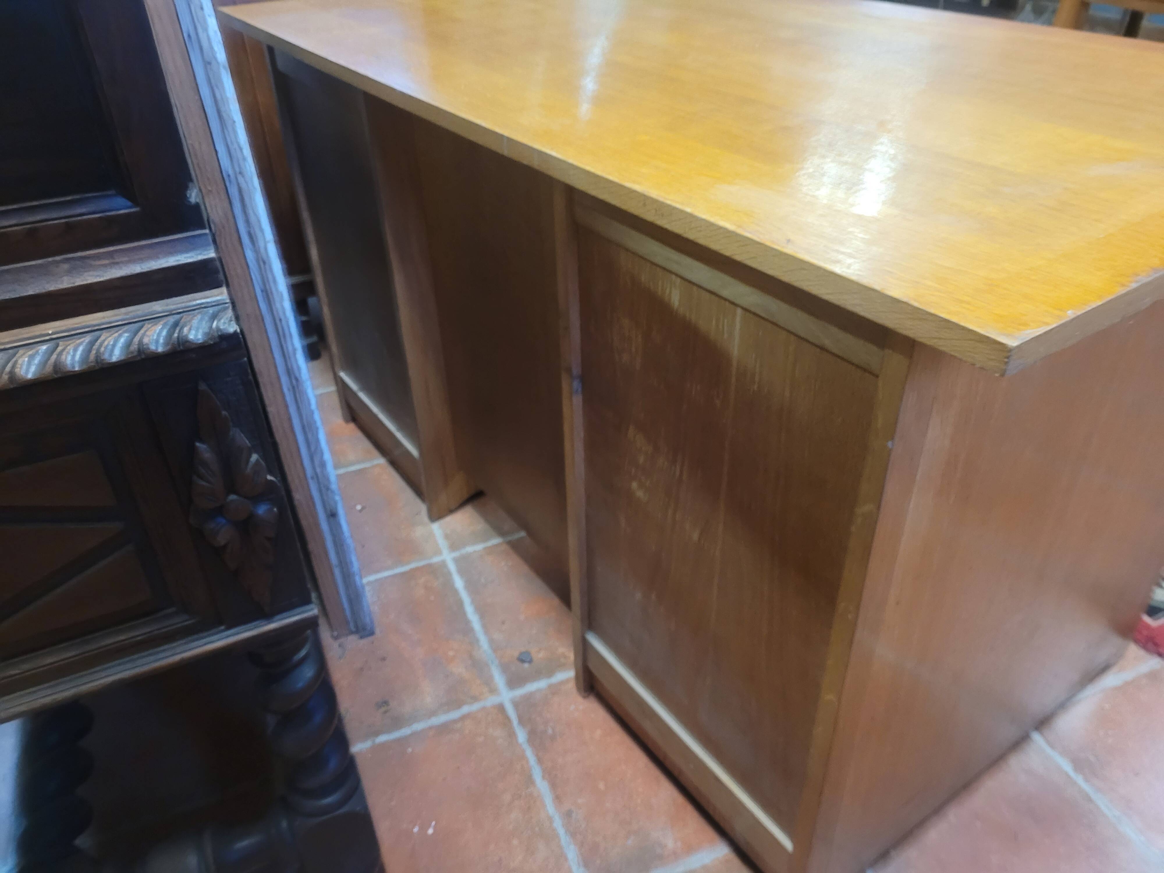Oak minister's desk from the 60s