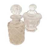 Lot of crystal bottles and jars