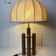 Midcentury organic sculptural architectural mushroom table lamp by Temde