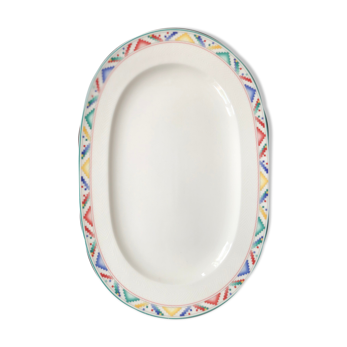 Plat oval Villeroy et Boch service Indian Look