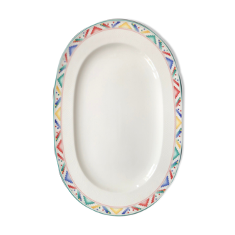 Plat oval Villeroy and Boch service Indian Look