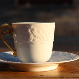 Mocha cup and its Swiss porcelain saucer, 1979