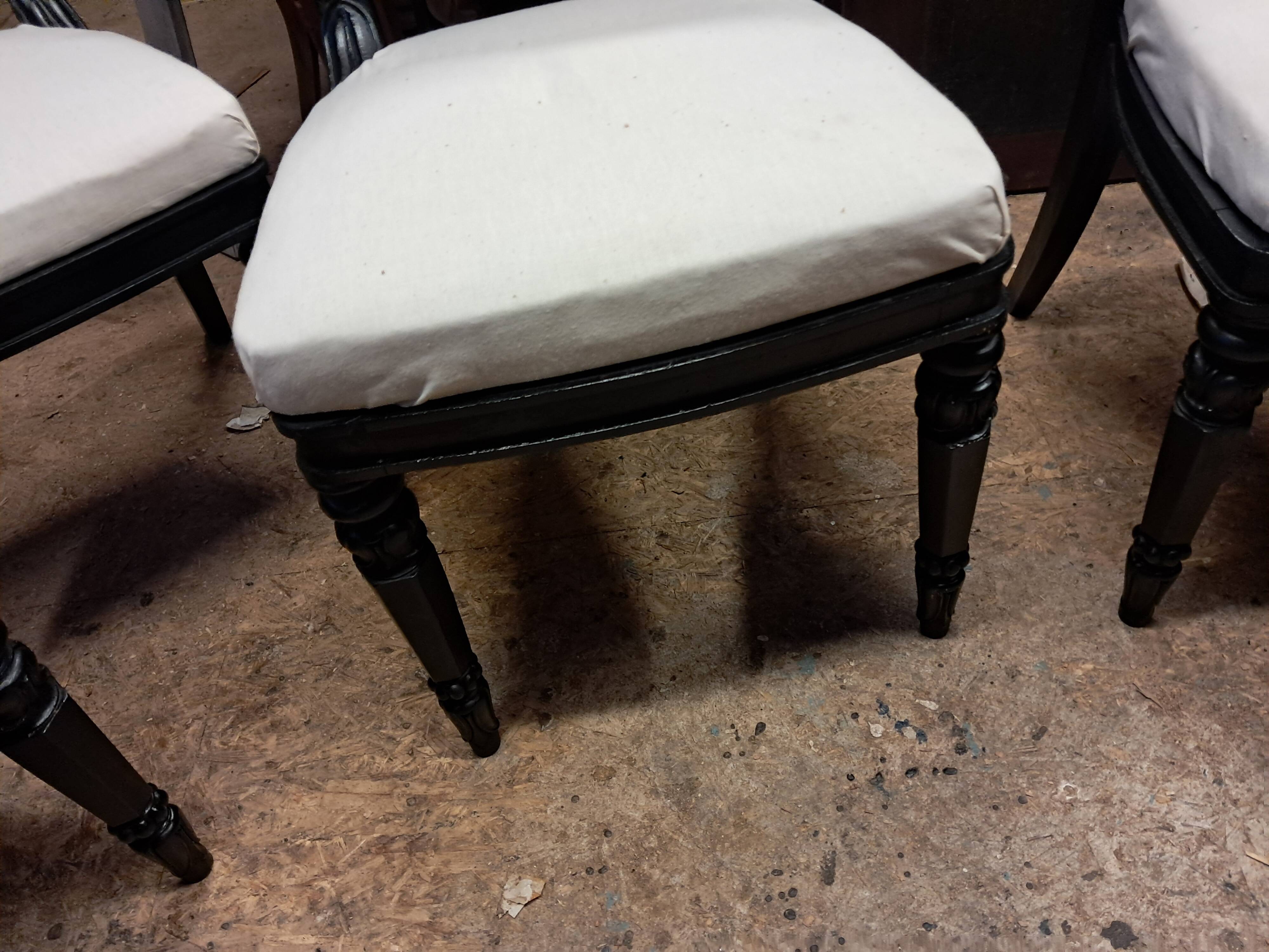 Set of 6 victorian chairs