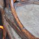 Paire de chaises de bistrot  bois courbe