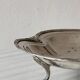 Antique silver plate on cabriole legs
