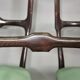 Set of 4 beech wood chairs from the 1950s