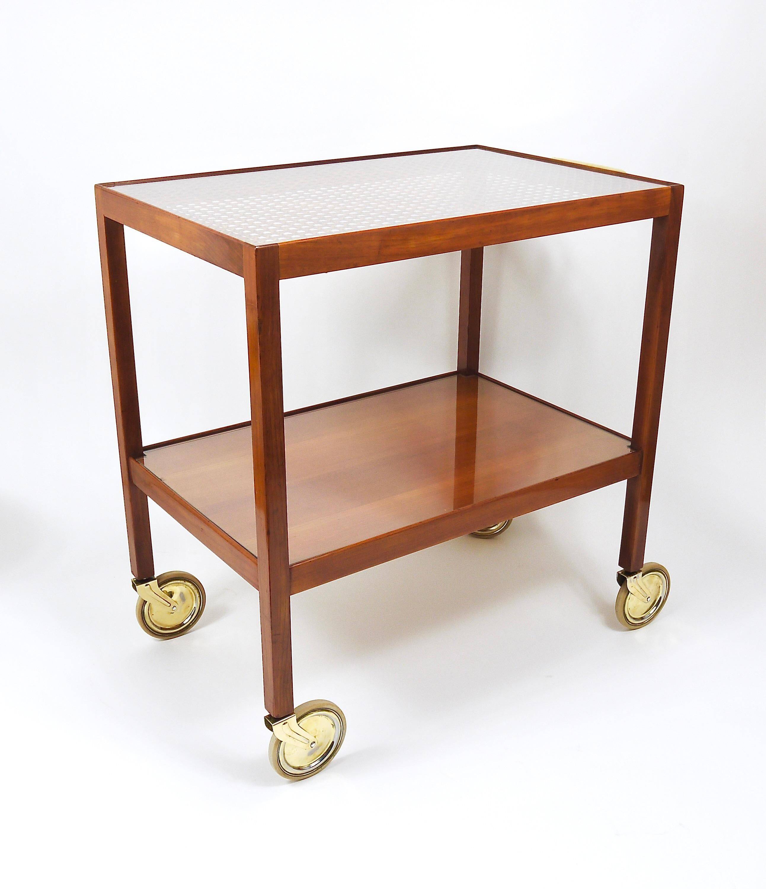 Julius Jirasek Werkstätte Hagenauer Bar Cart, Vienna, 1930s