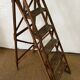 Vintage wooden stepladder