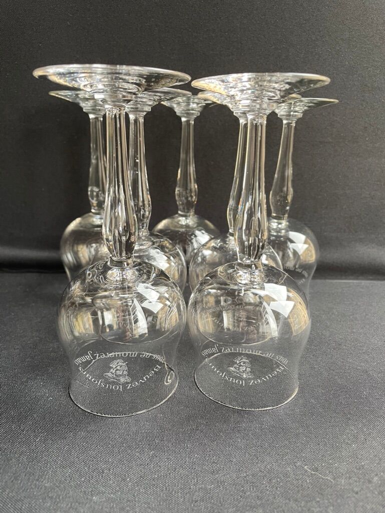 Wine glasses in Crystalline glass