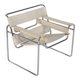 "B3 Wassily" armchair in fabric by Marcel Breuer for Gavina, 1925.