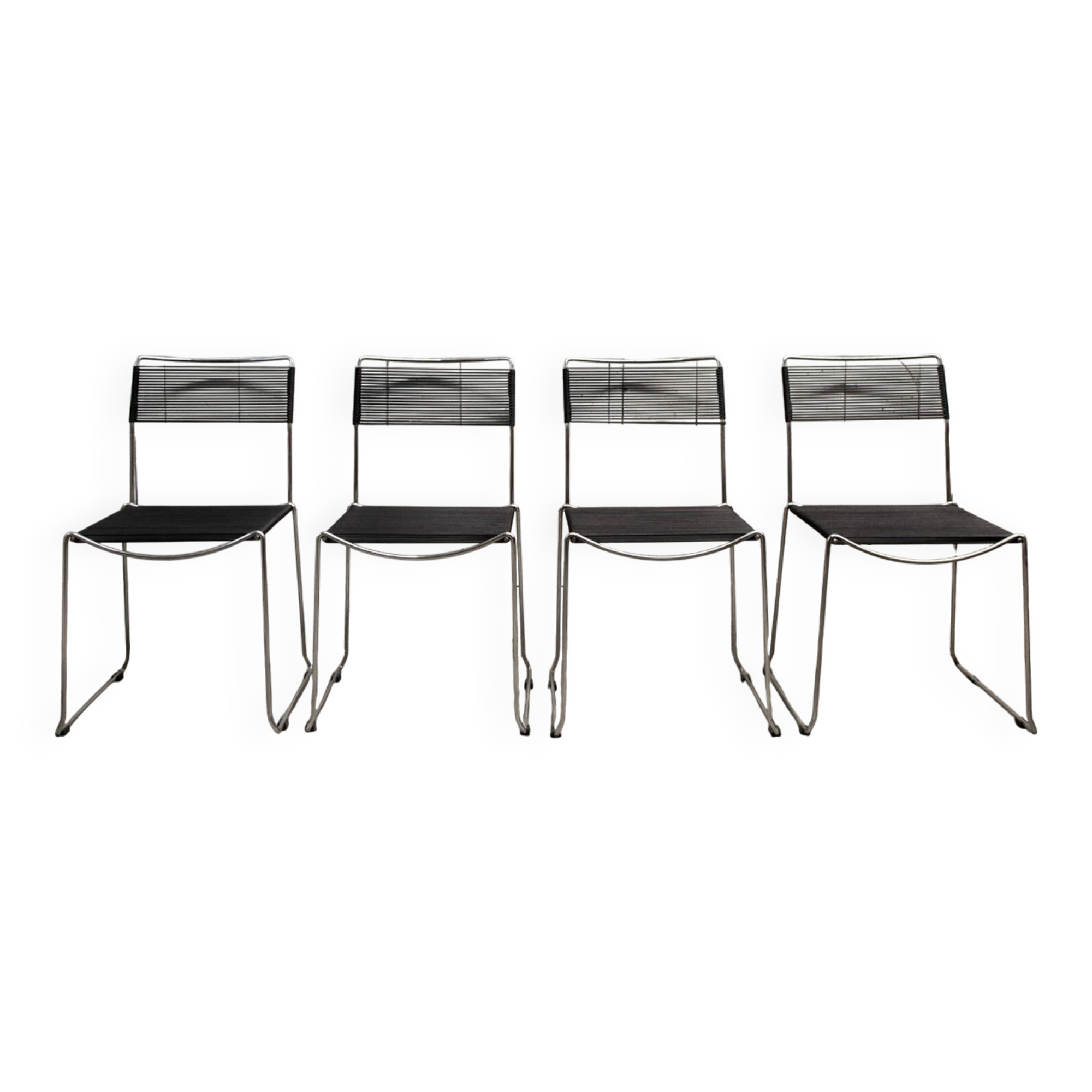Spaghetti Chairs by Giandomenico Belotti for Alias, 1979, Set of 4