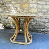 Bamboo foot table