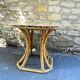 Table pieds bambou