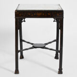 Table carrée anglo-chinoise, 19ème siècle