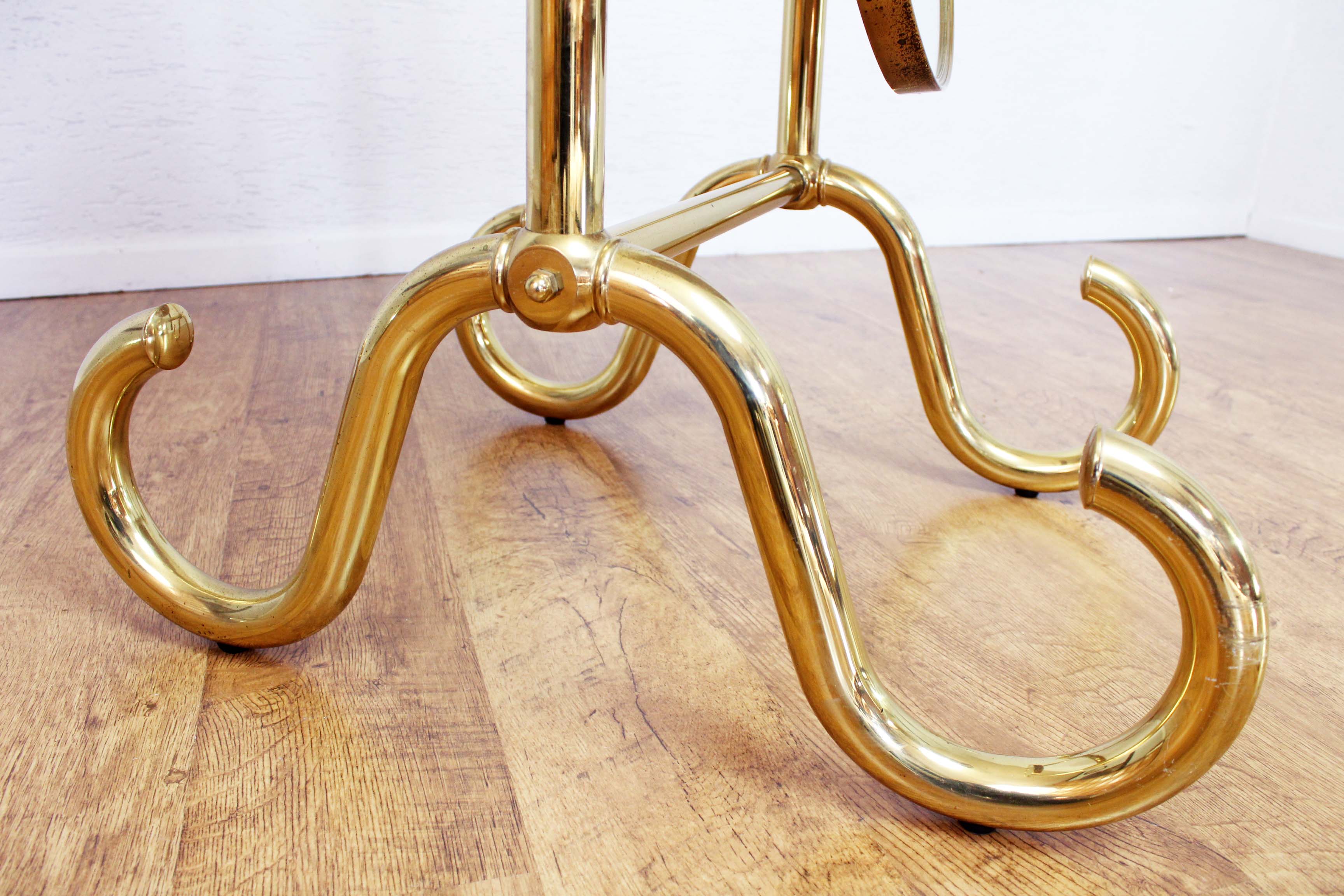 Brass psyched mirror 160x29cm