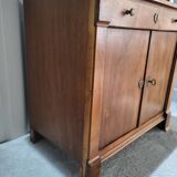 Directoire style sideboard with trompe l'oeil drawer in solid wood