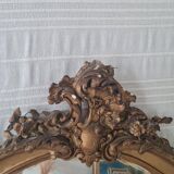 Antique gilded mirror 150 x 90 with moldings