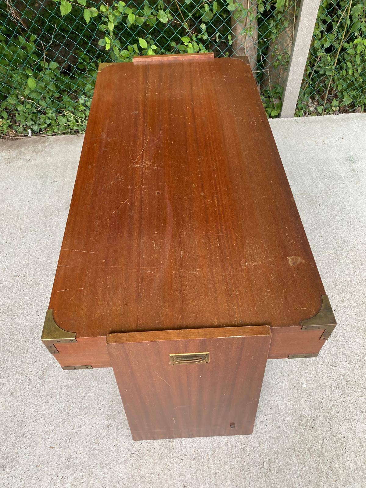 Bureau scandinave Roche bobois en bois 1970